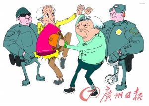 中国游客海外再丢人 夫妇为拍照对打